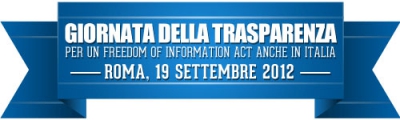 Giornata della trasparenza - Roma, 19 settembre 2012